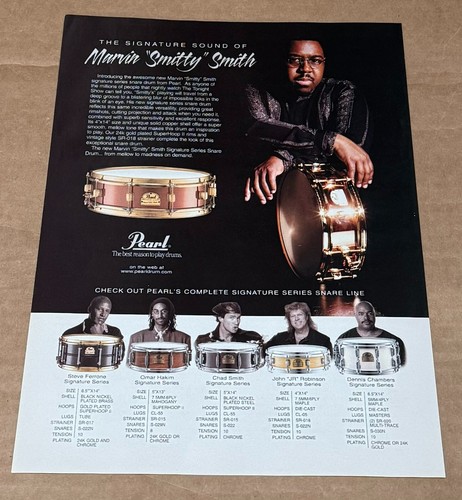 Pearl drums marvin smith - pearl, /
