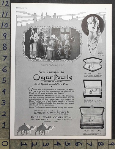 1924 omar indra pearl jewelry - omar,